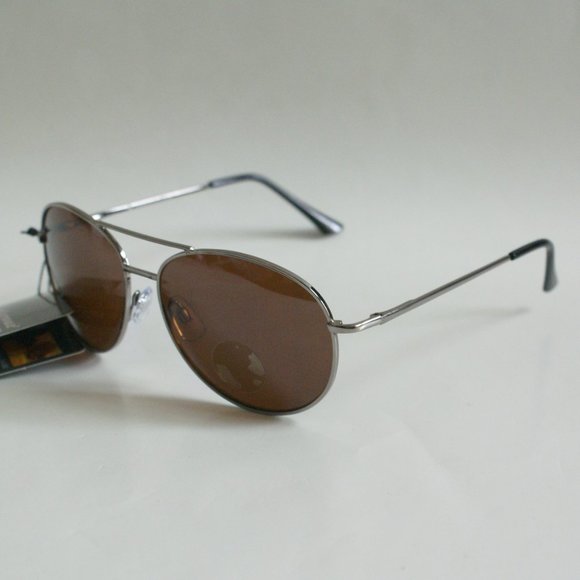NWT TruVintage 90's Aviator DBL Bridge w/Spring Hinge Coppermax Lens Sunglasses - Picture 6 of 8